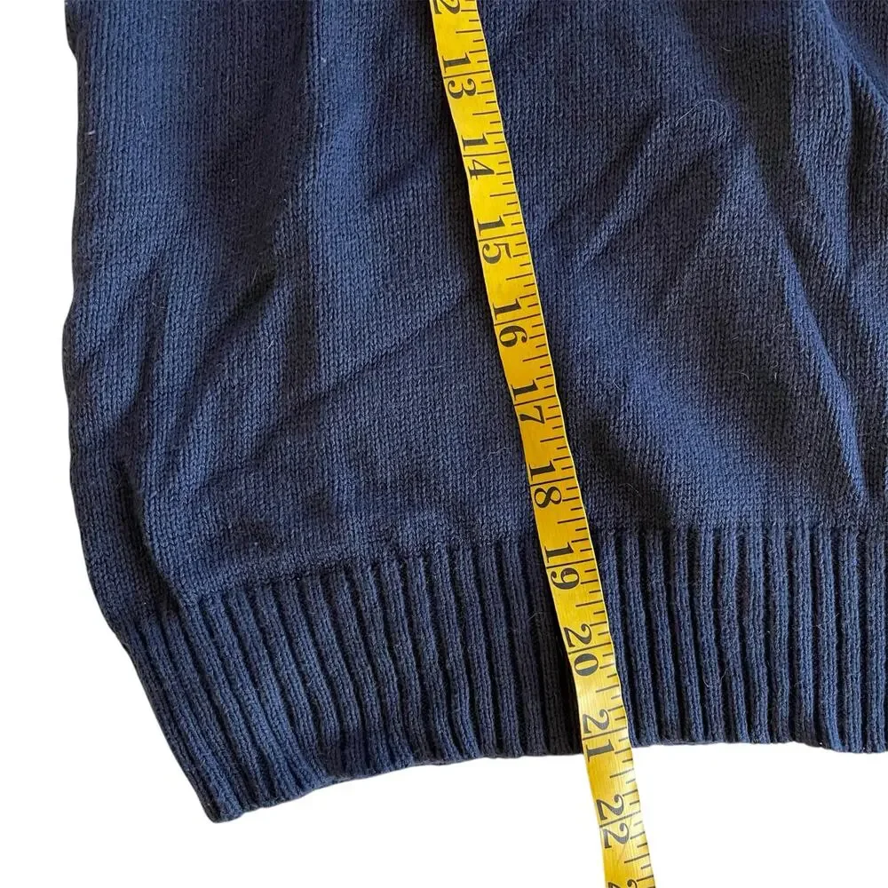 The Children's Place Boys Fairisle Shawl Neck Sweater Blue Boys Size‎ 7/8 Medium